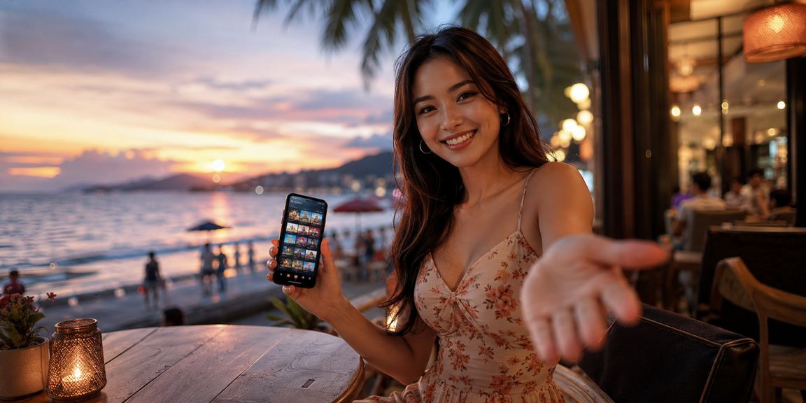 Aplikasi mudah alih kasino langsung re0 dipaparkan di telefon pintar